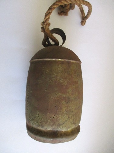 Antique cow bell - cow, wooden