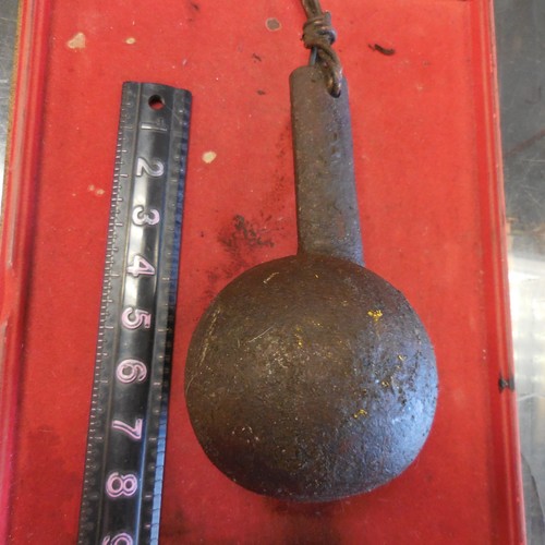 Antique huge bell clapper - lb,