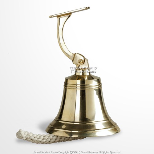 Brass ship bell - ship,