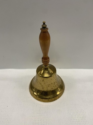 Solid brass hand - brass, wooden